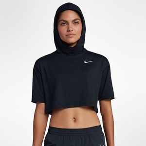 nike dry element cropped hoodie